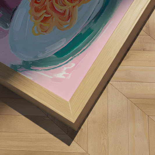 Framed Art Print - Italian Dinner - Ohkimiko