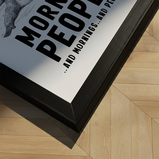 Framed art print - Morning People - Andreas Magnusson