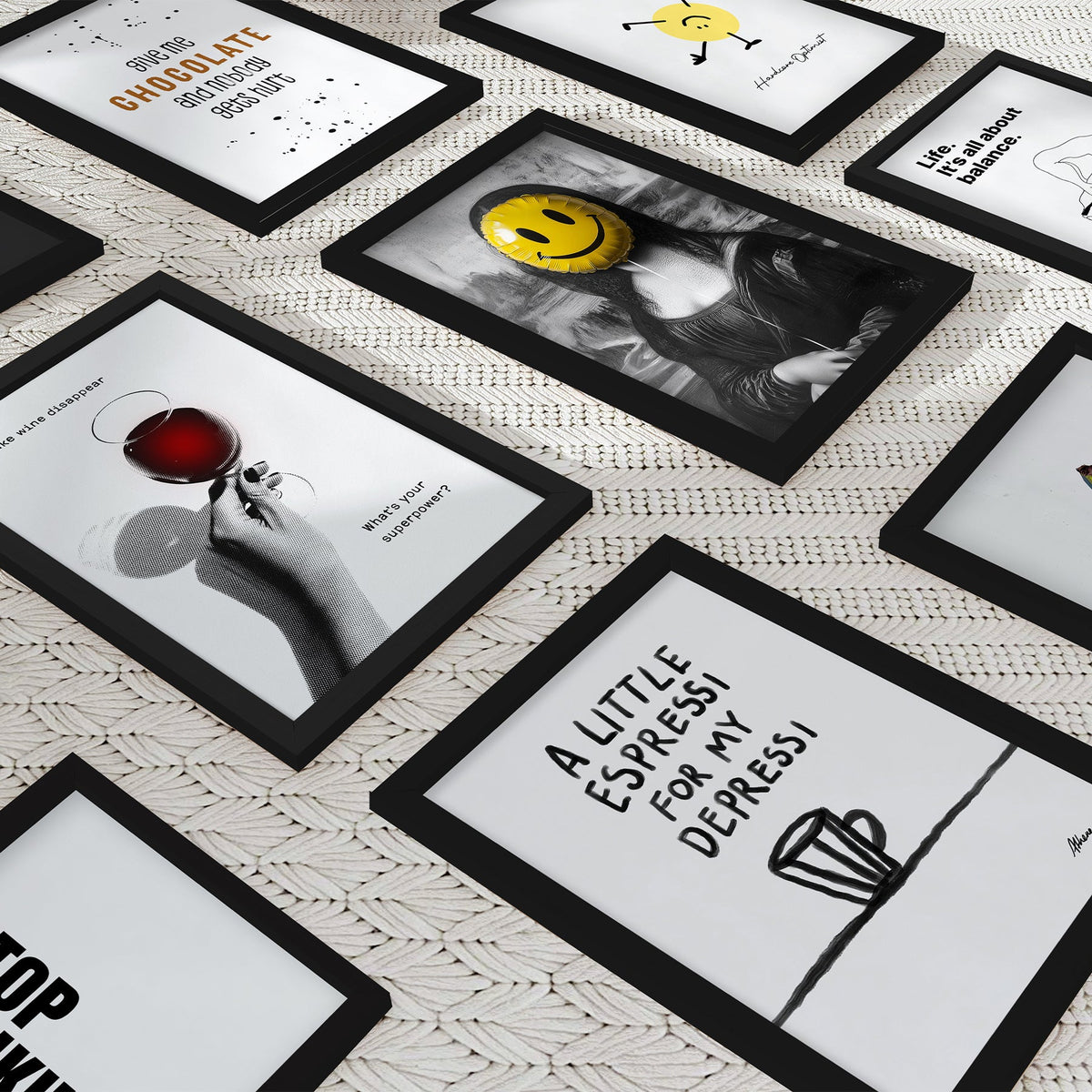 Black & White kunsttryk