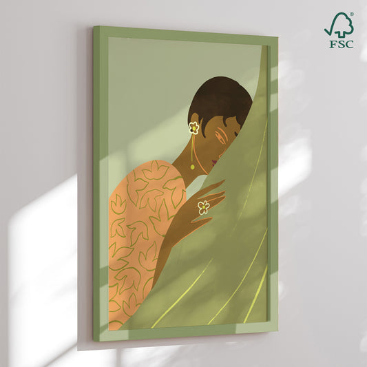 Framed Art Print - Whispered Secrets - Arty Guava