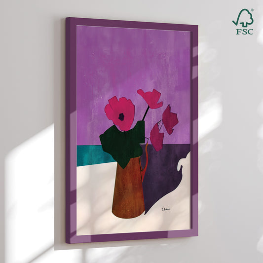 Framed art print - Bonsoir, Cherie - Bo Anderson