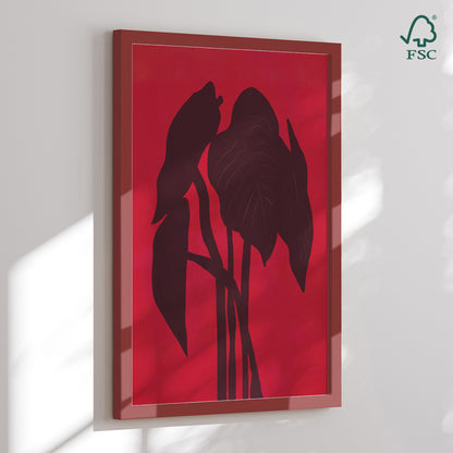 Indrammet kunsttryk - Shadowed Foliage - Little Dean