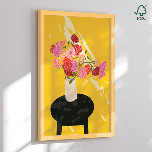 Framed art print - Window Glow - Gauri Mokate