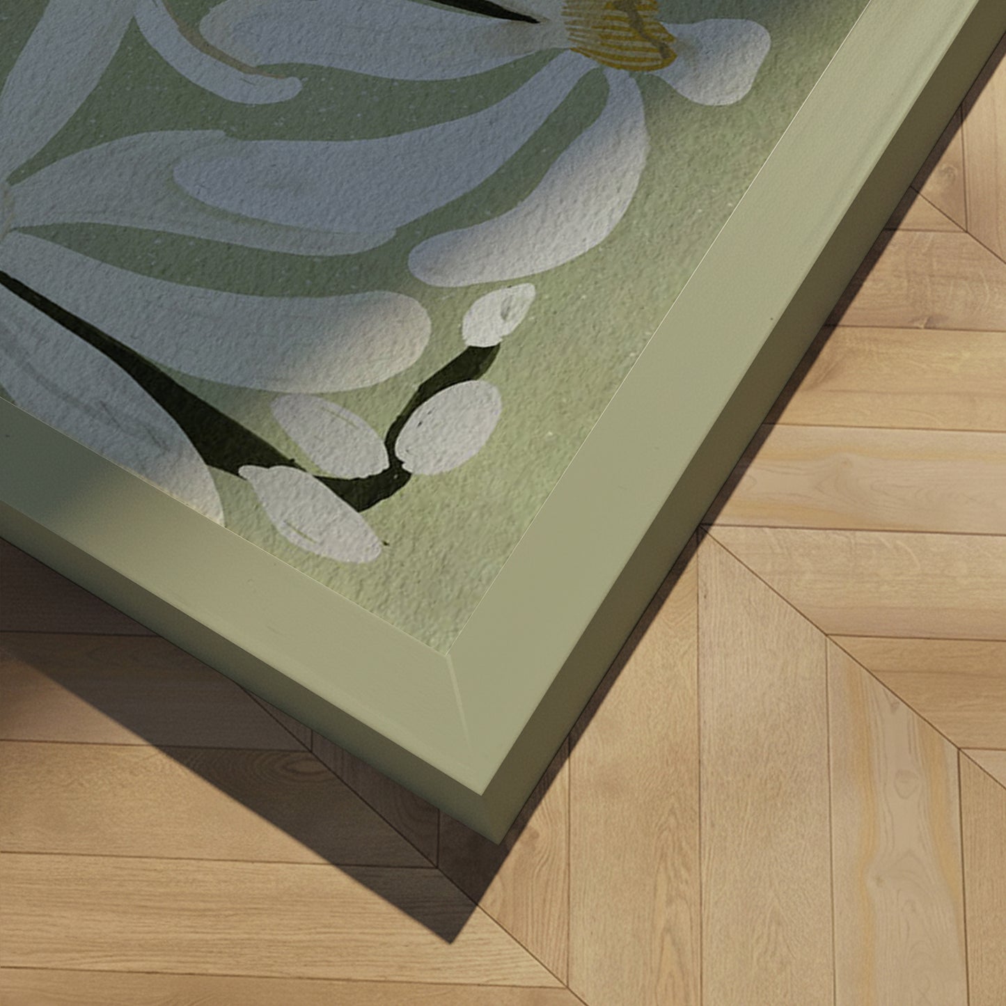 Indrammet kunsttryk - Flowy Flowers - Katie O'Shea