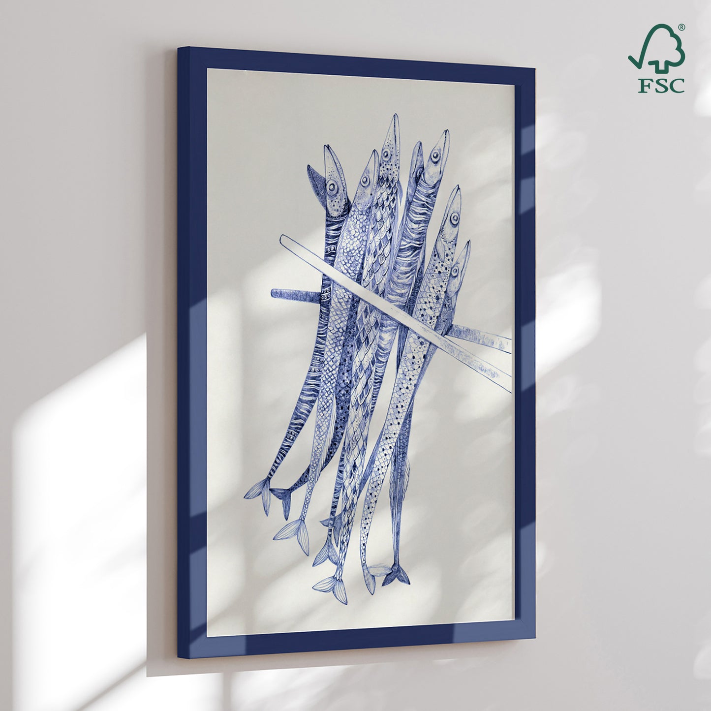 Framed Art Print - Freshly Caught