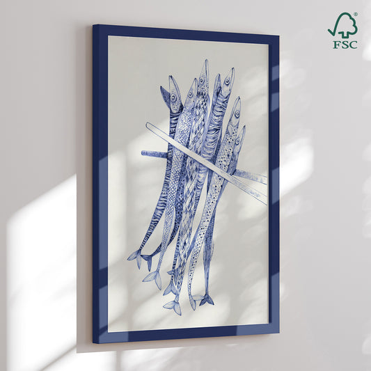 Framed Art Print - Freshly Caught