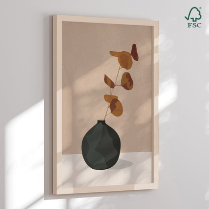 Framed Art Print - Autumn's Elegance - City Art