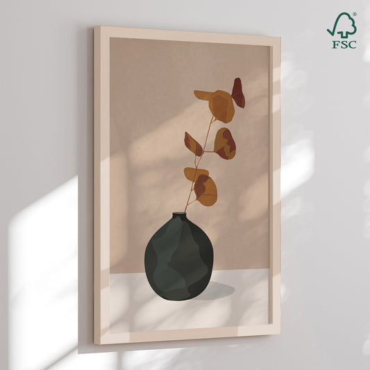 Framed Art Print - Autumn's Elegance - City Art