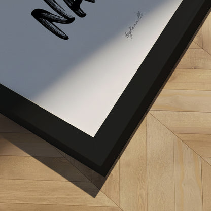Framed art print - Yeah Yeah Nah - ByKammille