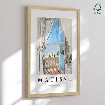 Framed Art Print - La Fenêtre Ouverte - Henri Matisse