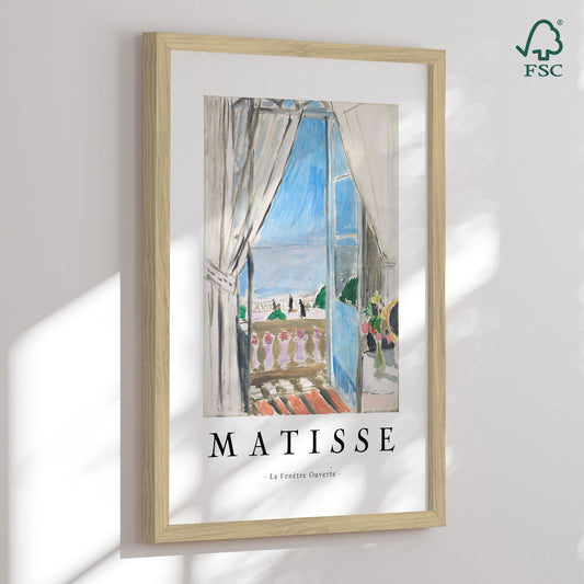 Framed Art Print - La Fenêtre Ouverte - Henri Matisse
