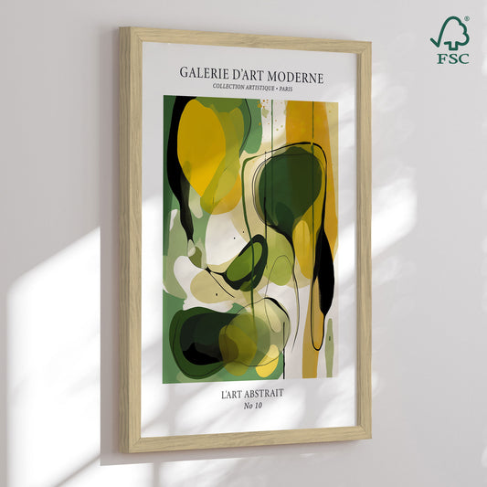 Framed art print - Green Composition - Andreas Magnusson