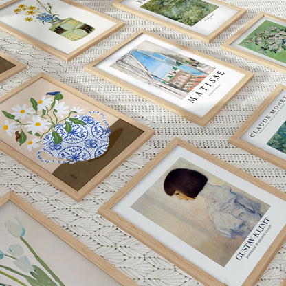 Indrammet kunsttryk - Green Composition -  Andreas Magnusson
