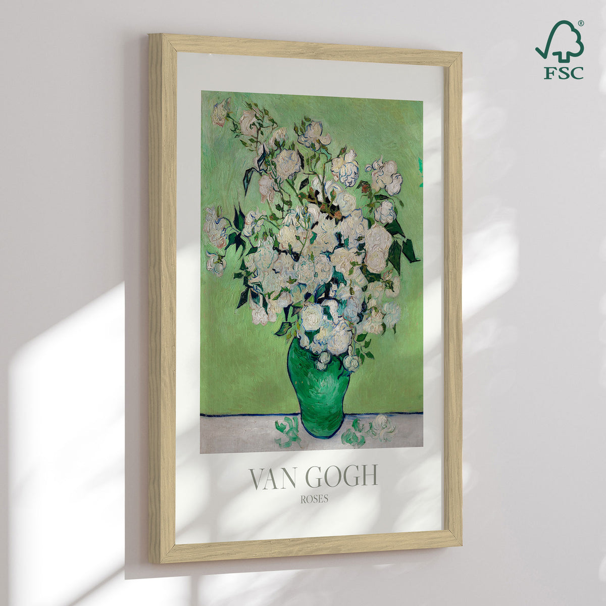 Framed art print - Roses - Vincent Van Gogh