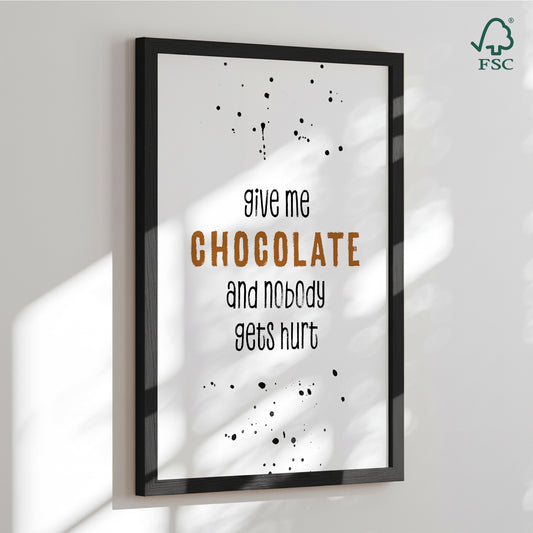Framed Art Print - Sweet Warning - Melanie Viola