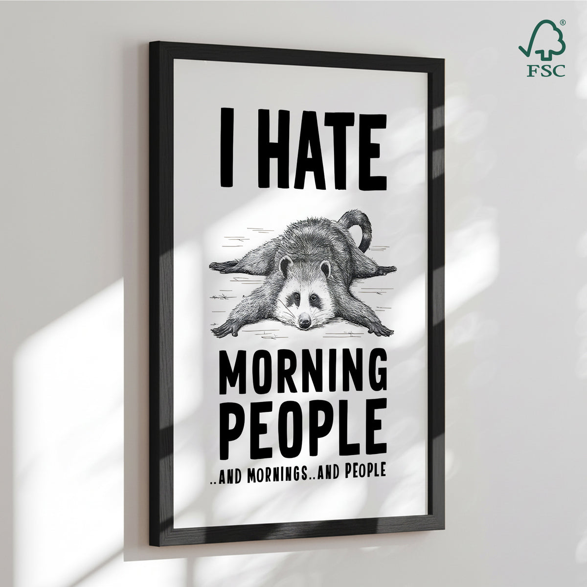 Framed art print - Morning People - Andreas Magnusson