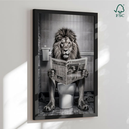 Framed art print - I Am The King