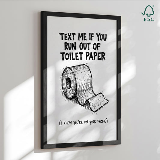 Framed art print - Text Me - Andreas Magnusson