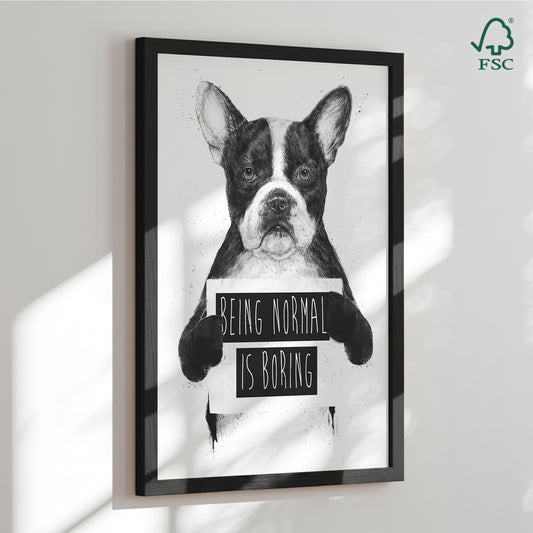 Framed art print - Be Different - Balazs Solti