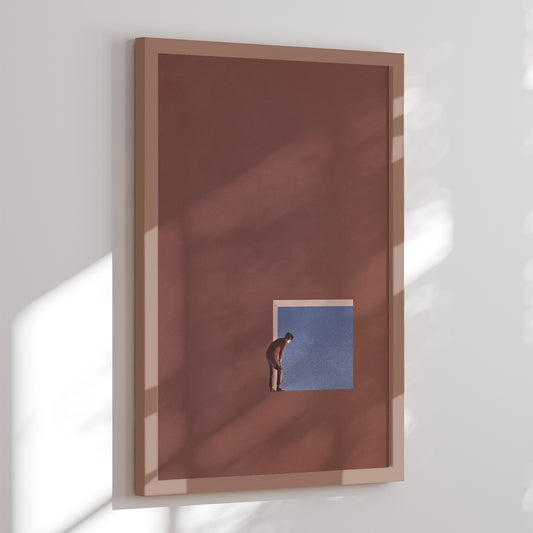 Framed art print - Curiosity - Maarten Léon