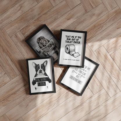 Framed art print - I Am The King