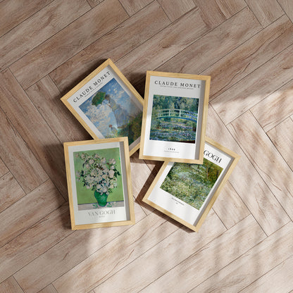 Framed Art Print - River Bank In Springtime - Vincent Van Gogh