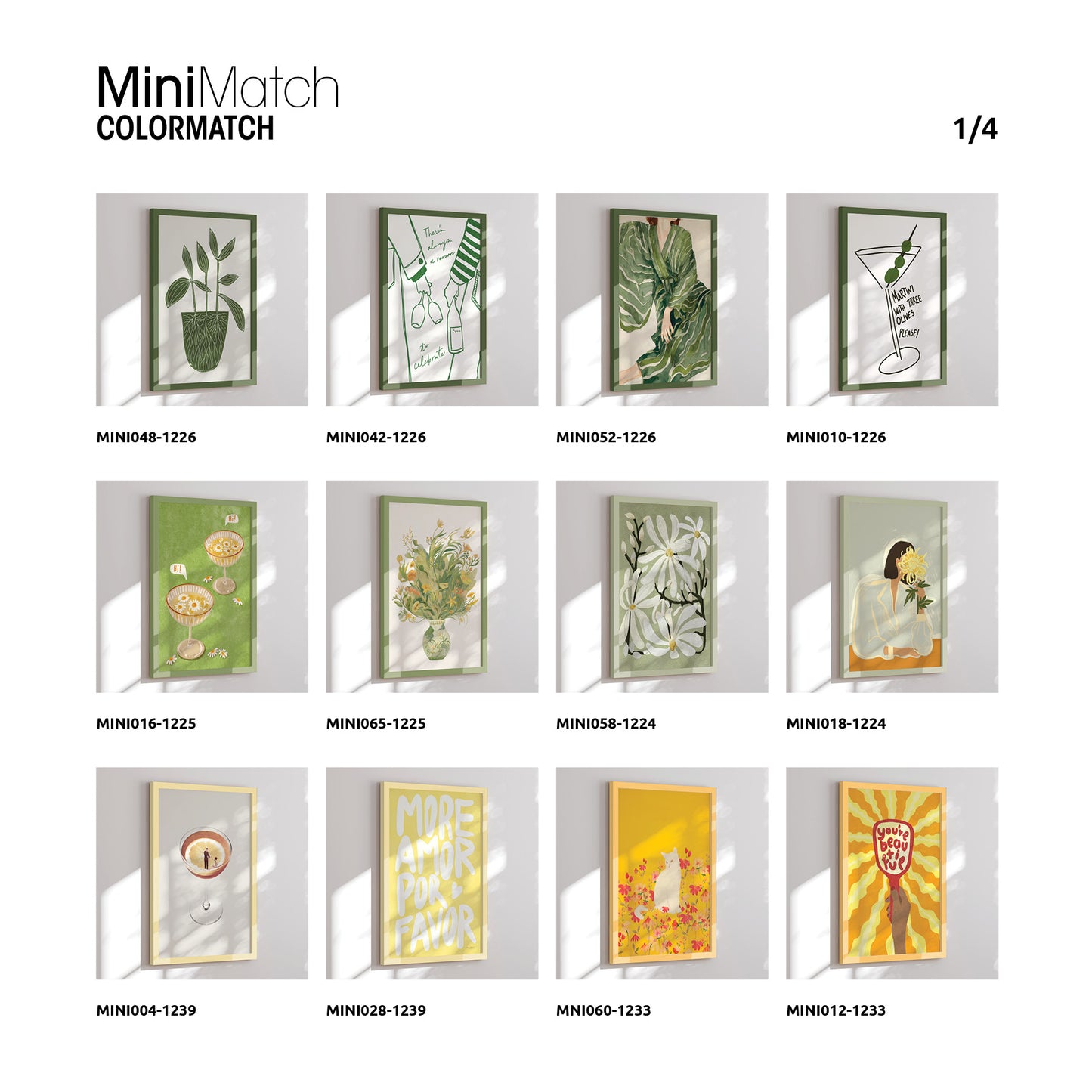 Double-sided display - 48 designs - 384 pcs. Colormatch