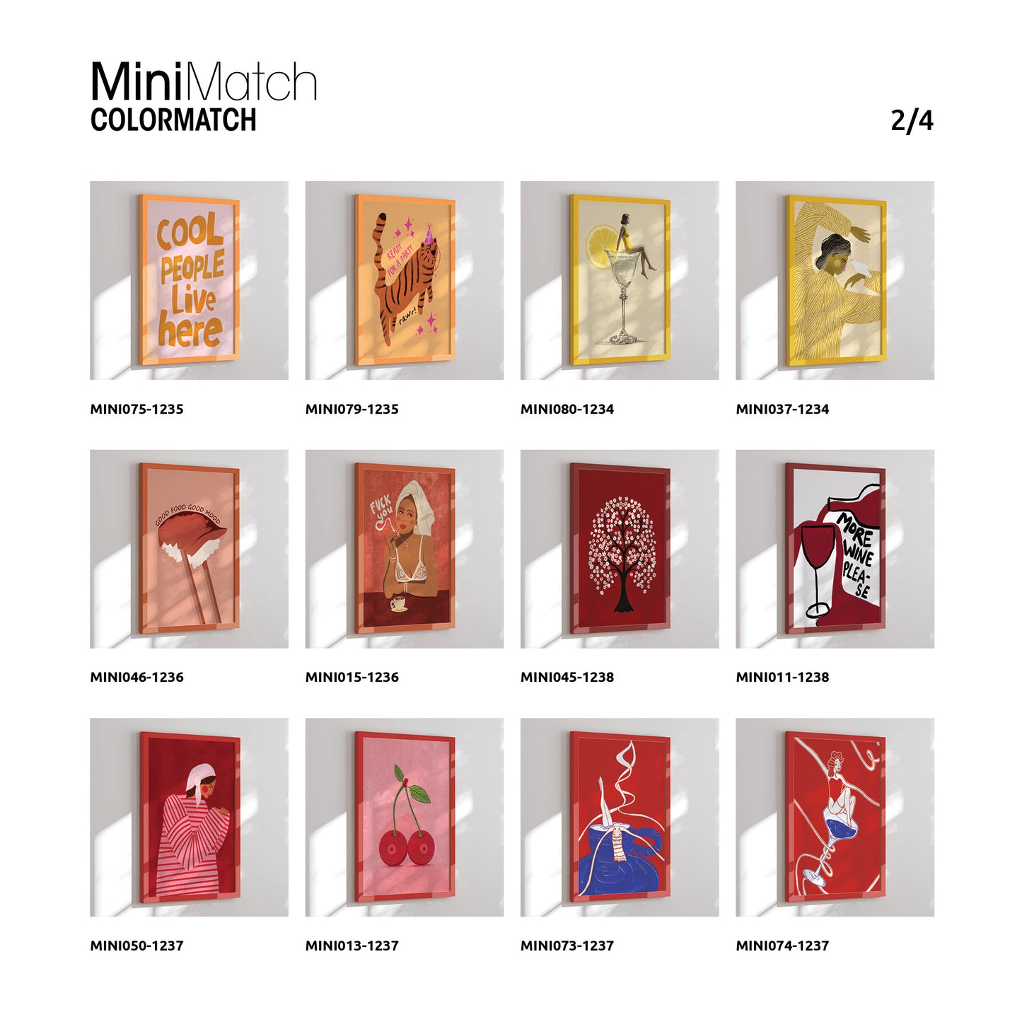 Double-sided display - 48 designs - 384 pcs. Colormatch