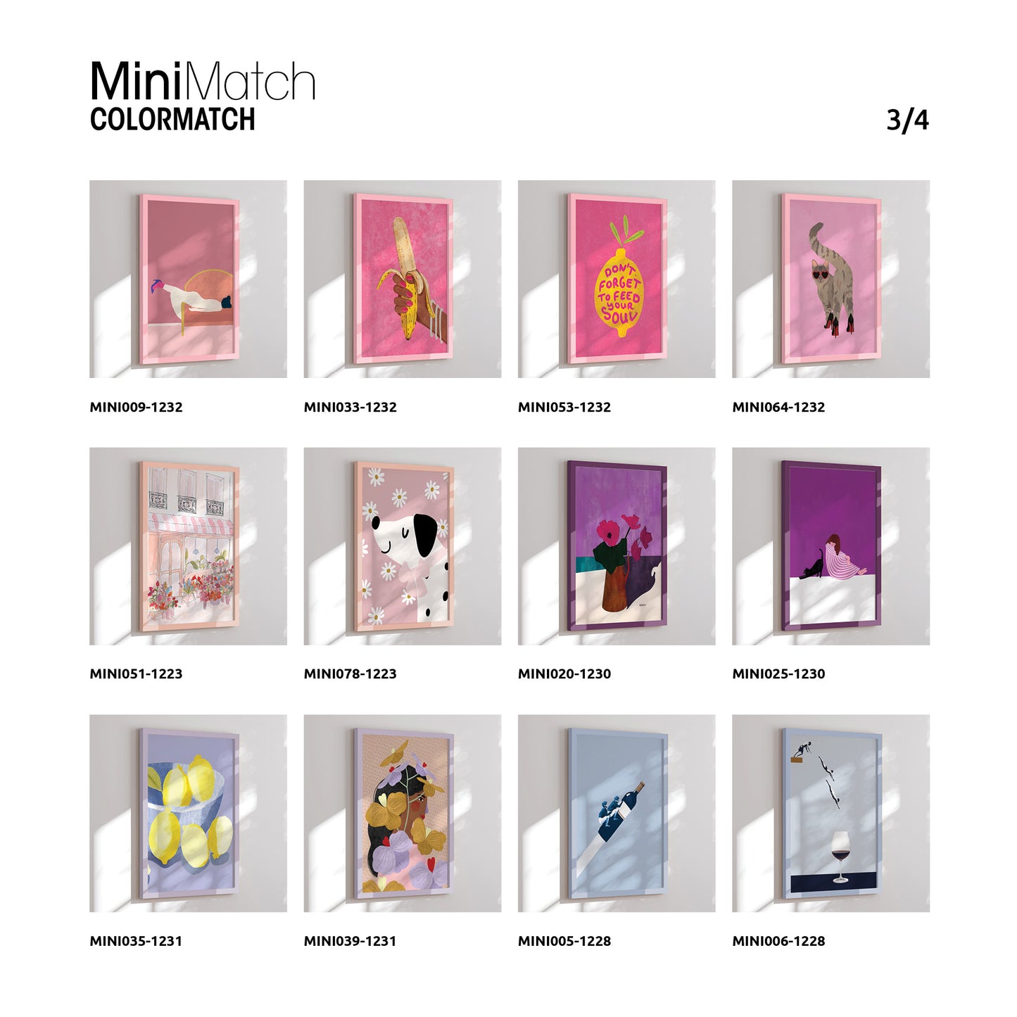 Double-sided display - 48 designs - 384 pcs. Colormatch