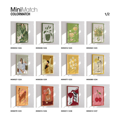 Enkeltsidet display - 24 designs - 192 stk. Colormatch